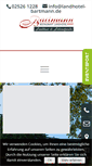 Mobile Screenshot of landhotel-bartmann.de